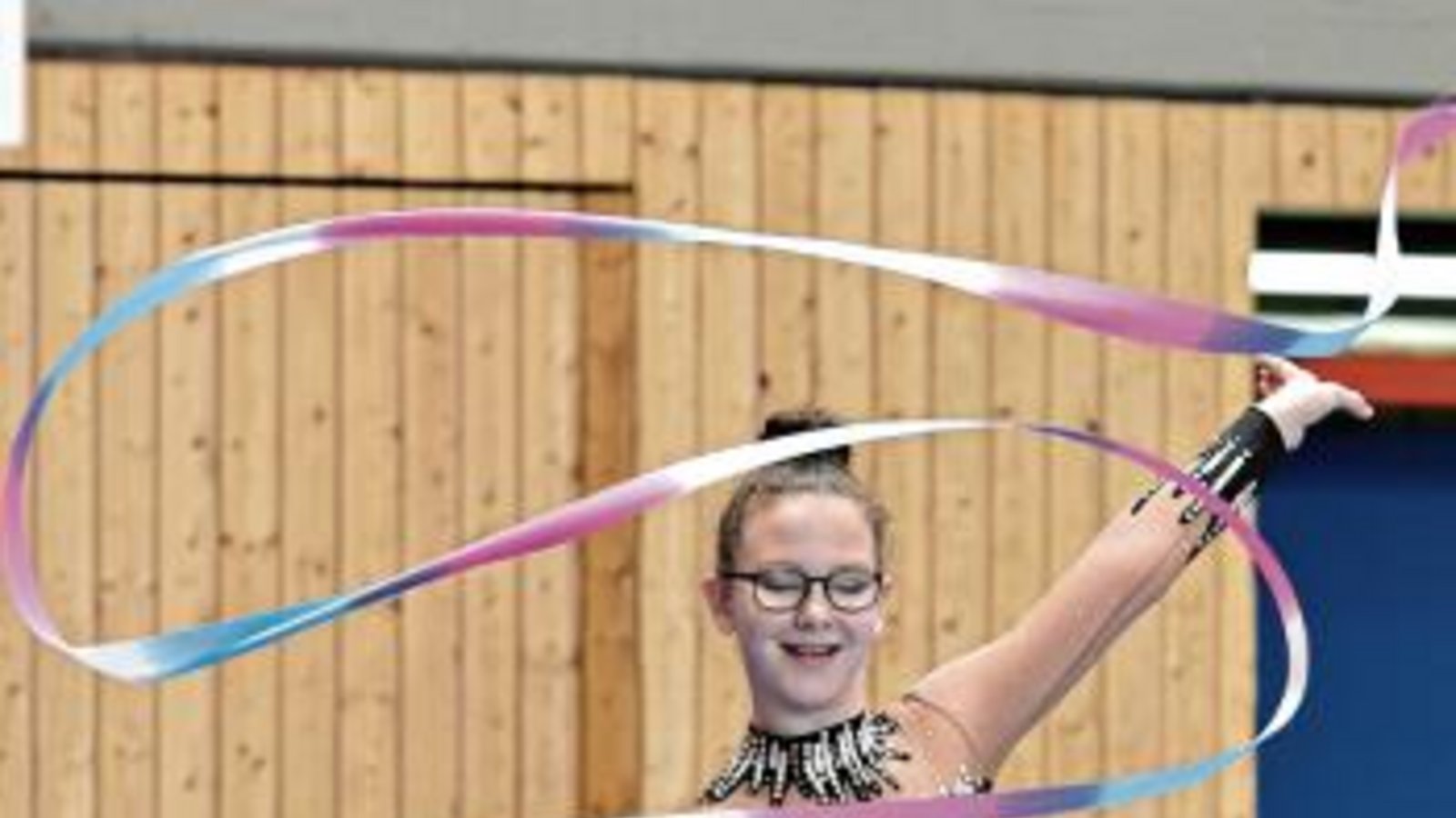 Alina Scharnow kam mit Sarah Scheffel im landesoffenen Gym-Mix-Wettbewerb für Zweierteams auf den 14. Platz. Foto: Leitner