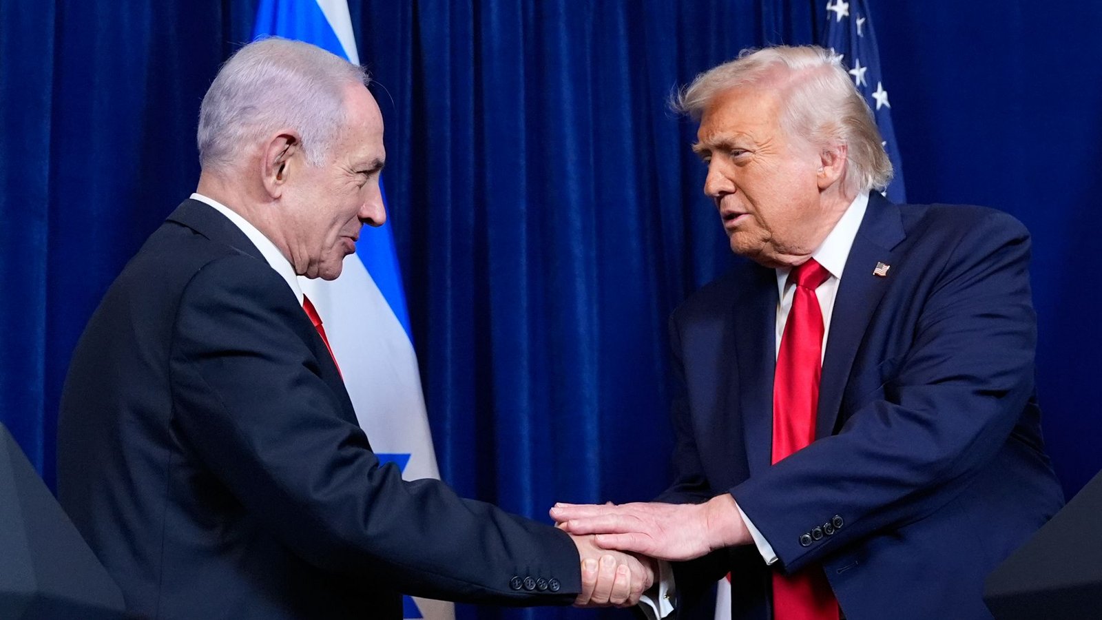 Benjamin Netanjahu (links) und Donald TrumpFoto: AP/dpa/Alex Brandon Benjamin Netanjahu (links) und Donald TrumpFoto: AP/dpa/Alex Brandon