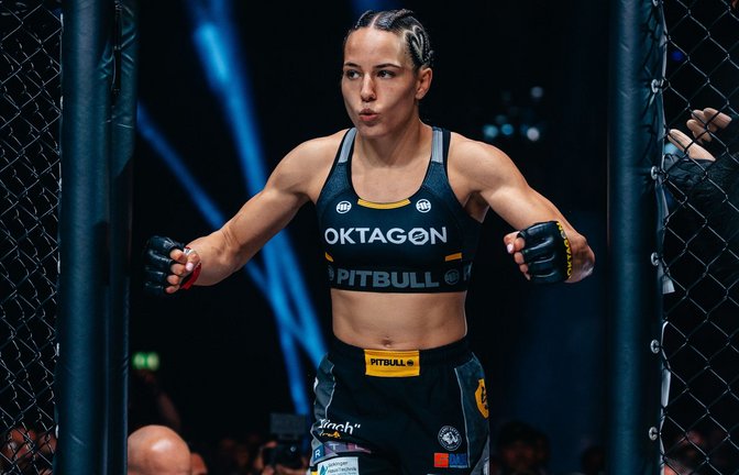Der aufstrebende MMA-Star Alina Dalaslan freut sich auf ihren nächsten Kampf vor heimischer Kulisse. (Archivbild)<span class='image-autor'>Foto: OKTAGON MMA</span>