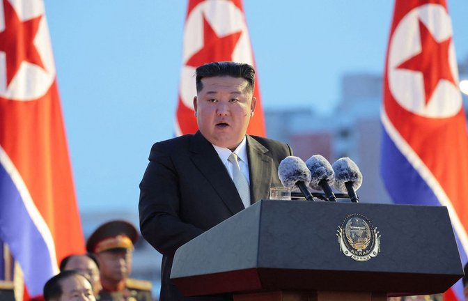 Der nordkoreanische Machthaber Kim Jong Un will das Atomwaffenprogramm Pjöngjangs ausweiten.<span class='image-autor'>Foto: AFP PHOTO/KCNA VIA KNS</span>