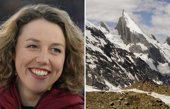 Laura Dahlmeiers Leichnam bleibt auf dem Laila Peak, wo sie in dieser Woche tödlich verunglückte.<span class='image-autor'>Foto: Hendrik Schmidt/dpa/Imago</span>