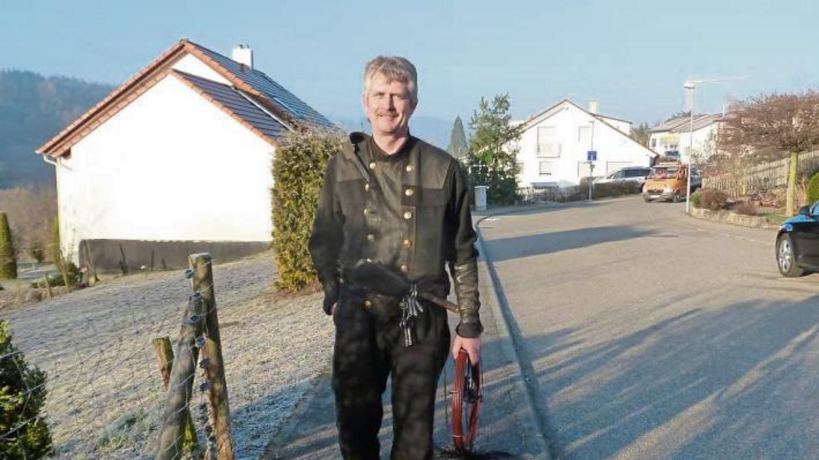 Gestern waren die Aussichten aufs Wochenende mit Schornsteinfeger und Sonnenschein noch gut. Foto: Rücker Gestern waren die Aussichten aufs Wochenende mit Schornsteinfeger und Sonnenschein noch gut. Foto: Rücker