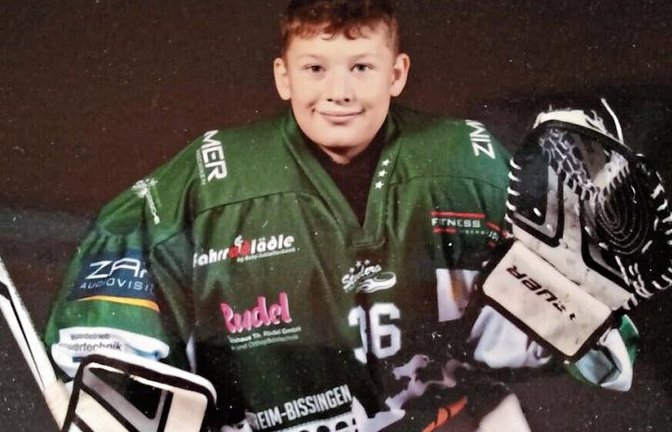Christopher ist begeisterter Eishockeyspieler. Foto: p