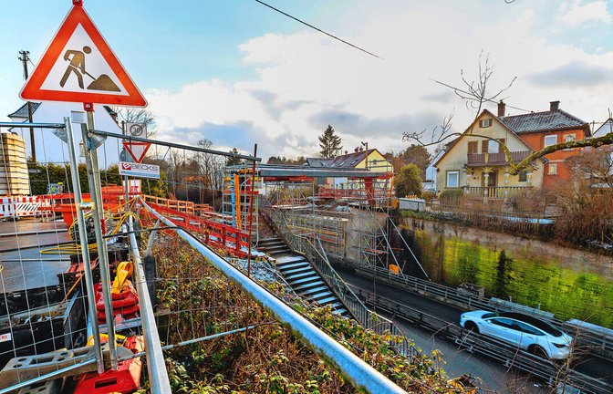 Arbeiten an der Brücke<span class='image-autor'>Foto: Lichtgut/Leif Piechowski</span>