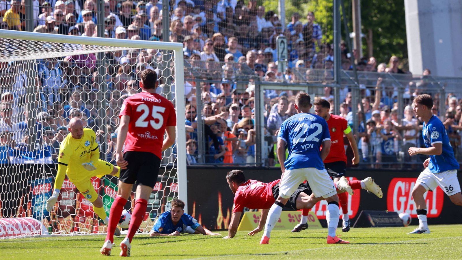 Michael Kleinschrodt erzielt das 1:0 für Großaspach.Foto: IMAGO/Sportfoto Rudel Michael Kleinschrodt erzielt das 1:0 für Großaspach.Foto: IMAGO/Sportfoto Rudel