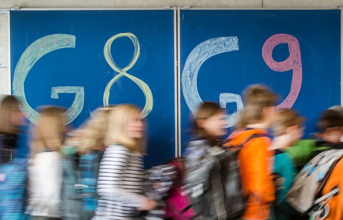 Die Zahl der Gymnasialjahre bleibt trotz des Entgegenkommens der Landesregierung hoch umstritten.<span class='image-autor'>Foto: dpa/Armin Weigel</span>
