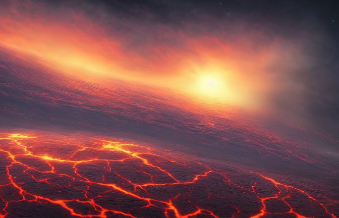 Der Exoplanet L 98-59 d (Symbolfoto eines Exoplaneten) besitzt unter seiner Kruste einen globalen Magma-Ozean, der sich Tausende Kilometer in die Tiefe erstreckt.Illustr.:<span class='image-autor'>Foto: Imago/Zoonar</span>
