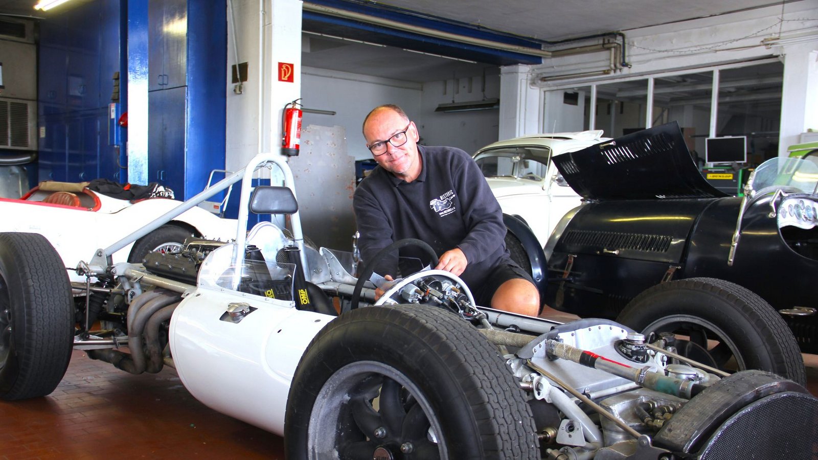 Thorsten Severt mit einem Cooper, Baujahr 1959.Foto: Uli Fricker Thorsten Severt mit einem Cooper, Baujahr 1959.Foto: Uli Fricker