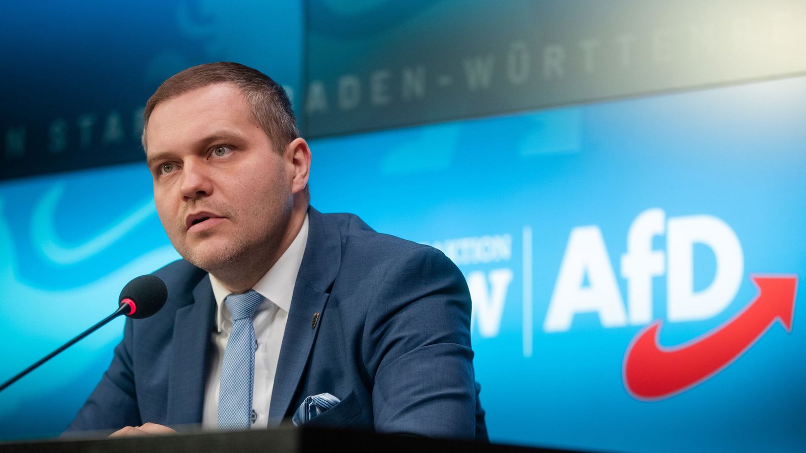 Anton Baron ist Vorsitzender der AfD-Fraktion im baden-württembergischen Landtag.Foto: dpa/Christoph Schmidt Anton Baron ist Vorsitzender der AfD-Fraktion im baden-württembergischen Landtag.Foto: dpa/Christoph Schmidt