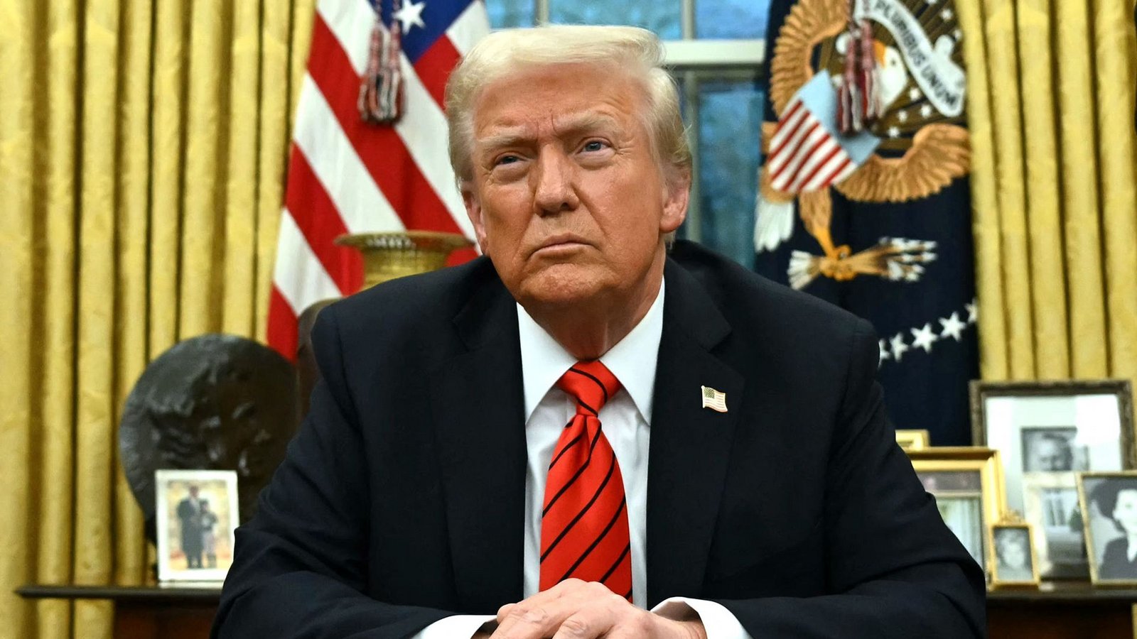 Die Nachrichtenagentur hat künftig keinen Zutritt mehr in Trumps Büro. (Archivbild)Foto: AFP/ANDREW CABALLERO-REYNOLDS