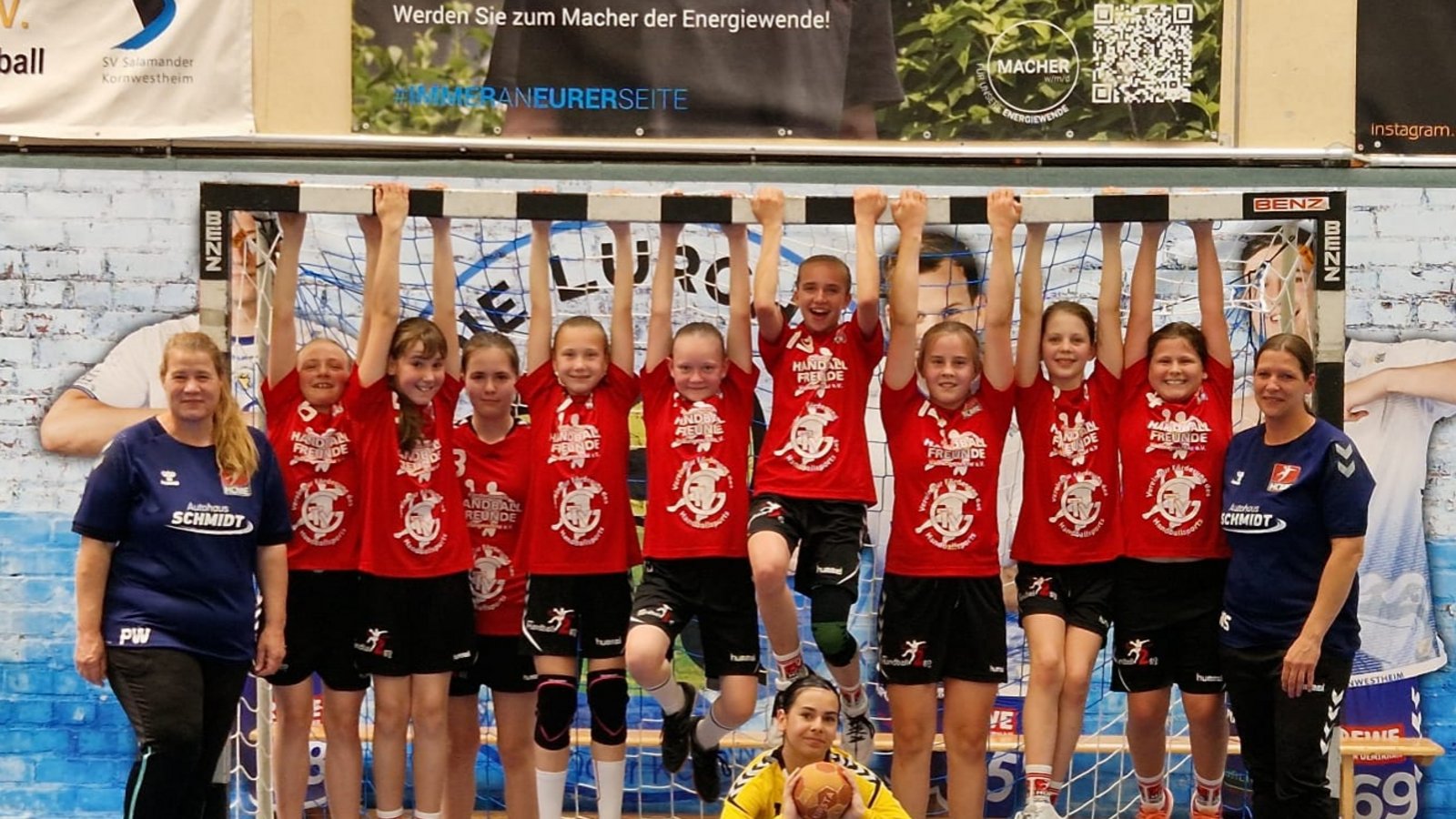 Gute Laune herrscht beim HCME nach zwei richtig starken Auftritten. Foto: privat