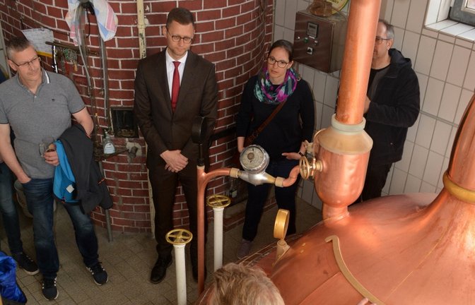 Im Sudhaus lernten die Gäste die Kunst des Bierbrauens kennen.  <span class='image-autor'>Fotos: Stahlfeld</span>