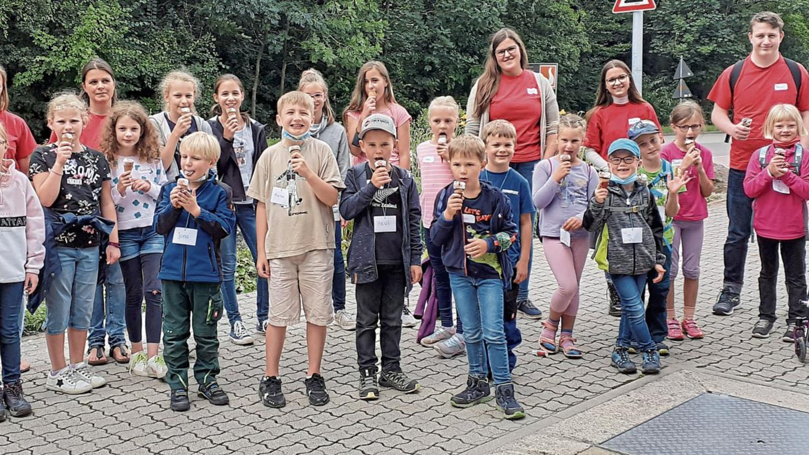 Die Teilnehmenden bei den Kinderbibeltagen in Hohenhaslach. Fotos: Glemser Die Teilnehmenden bei den Kinderbibeltagen in Hohenhaslach. Fotos: Glemser