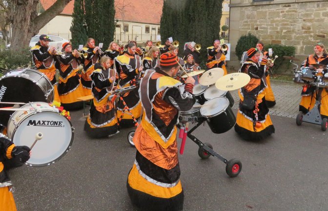 In Hochdorf geht das Jahr mit den Fleggafetzern rhythmisch los.  <span class='image-autor'>Foto: Arning</span>