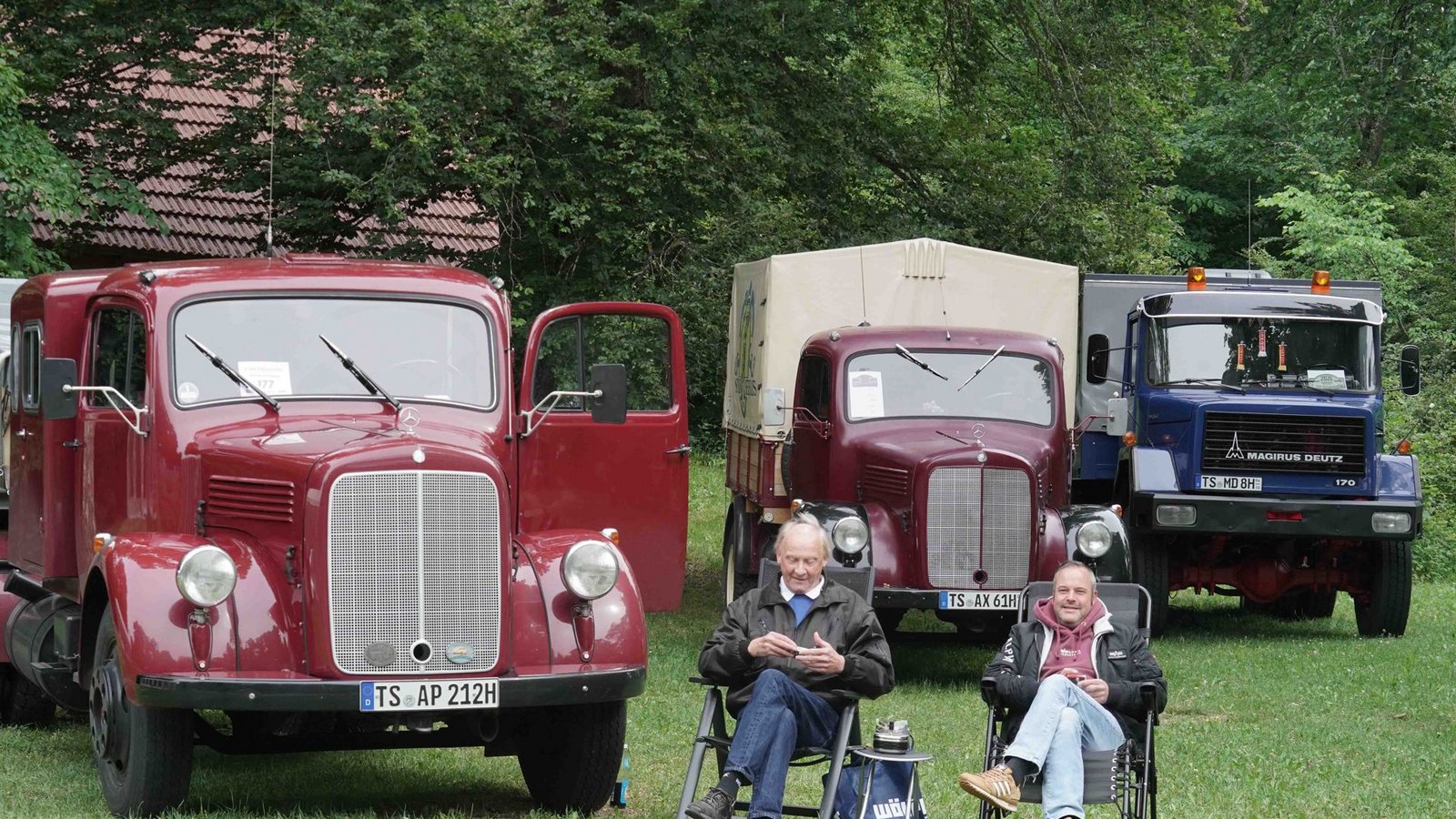 Weitere Bilder vom Lkw-Oldtimertreffen auf der Schwäbischen Alb.Foto: Andreas Rosar Fotoagentur-Stuttg