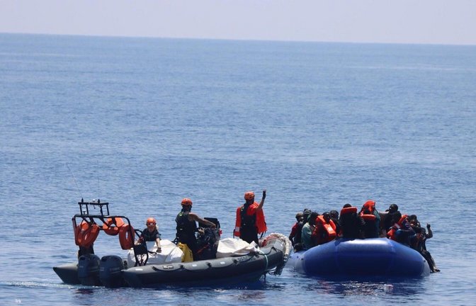 Die Zahl der geflüchteten Menschen steigt global weiter an.<span class='image-autor'>Foto: Roman Rösener/Sea-Eye/dpa/Roman Rösener</span>