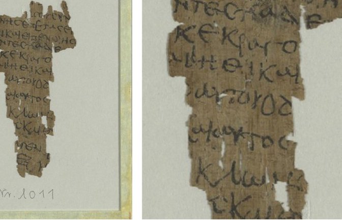 <a href="https://www.die-bibel.de/ressourcen/wibilex/neues-testament/kindheitsevangelium-nach-thomas-kthom" target="_blank"></a>Das Papyrusfragment lag  seit Jahrzehnten mit der Inventarnummer „P.Hamb.Graec. 1011“ unbeachtet in der Staats- und Universitätsbibliothek Hamburg Carl von Ossietzky.<span class='image-autor'>Foto: Imago/United Archives International</span>