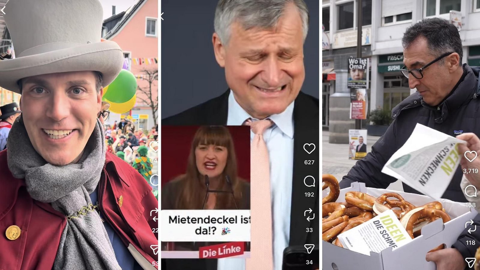 Manuel Hagel (CDU), Hans-Ulrich Rülke (FDP) und Cem Özdemir (Bündnis 90/Die Grünen) versuchen, auch online die Wählerinnen und Wähler von sich zu überzeugen.Foto: hagel.manuel - Instagram/uliruelke – Instagram/ cem.oezdemir – Instagram Manuel Hagel (CDU), Hans-Ulrich Rülke (FDP) und Cem Özdemir (Bündnis 90/Die Grünen) versuchen, auch online die Wählerinnen und Wähler von sich zu überzeugen.Foto: hagel.manuel - Instagram/uliruelke – Instagram/ cem.oezdemir – Instagram