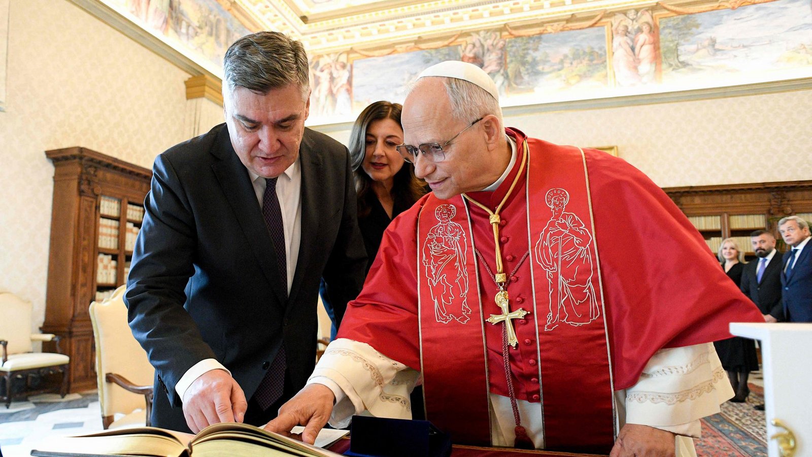 Zoran Milanovic zu Besuch beim Papst.Foto: AFP/HANDOUT Zoran Milanovic zu Besuch beim Papst.Foto: AFP/HANDOUT