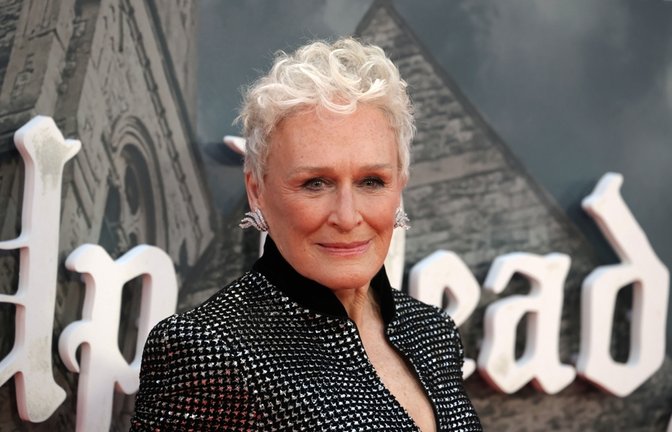 Glenn Close im Oktober bei der London-Premiere ihres neuen Films "Wake Up Dead Man".<span class='image-autor'>Foto: Fred Duval/ Shutterstock</span>