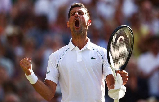 Novak Djokovic darf auf den nächsten Tennis-Triumph hoffen.<span class='image-autor'>Foto: AFP/ADRIAN DENNIS</span>
