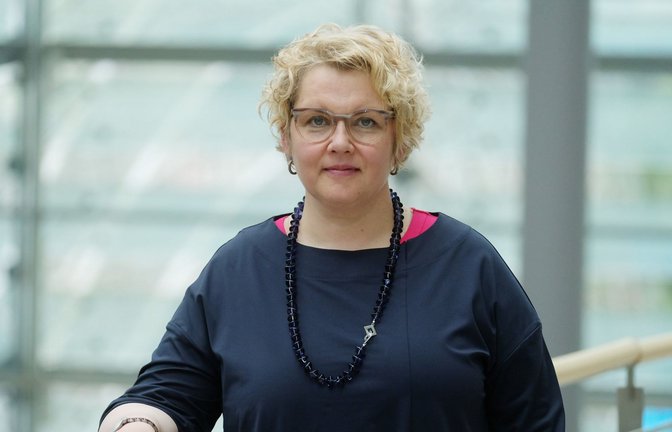 GEW-Chefin Maike Finnern will den Kampf gegen den Rechtsextremismus stärken.<span class='image-autor'>Foto: dpa/Sebastian Willnow</span>