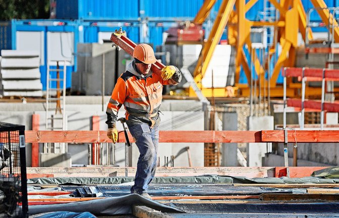 Viel zu tun:  Aktuell werden weniger Wohnungen gebaut als benötigt werden.<span class='image-autor'>Foto: IMAGO/Sven Simon</span>