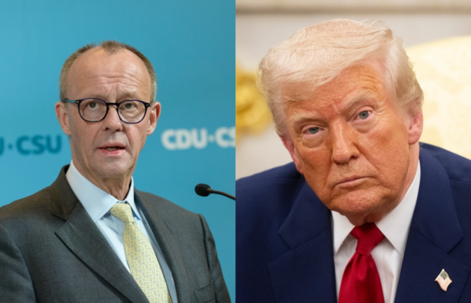 Friedrich Merz (l.) und Donald Trump treffen heute in Washington aufeinander.<span class='image-autor'>Foto: photocosmos1 / noamgalai / Shutterstock</span>