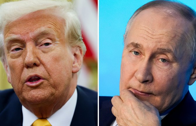 Donald Trump und Wladimir Putin werden sich in Alaska treffen. (Archivbild)<span class='image-autor'>Foto: Pavel Bednyakov/AP/AP/dpa</span>