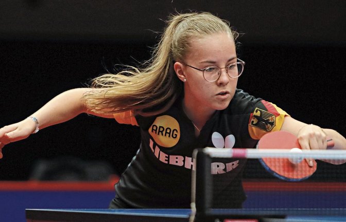 Annett Kaufmann, die beim TTC Bietigheim-Bissingen groß geworden ist, hat bei den U-15-Europameisterschaften eine Woche lang ihre Leistungen auf hohem Niveau abgerufen. Foto: Eibner