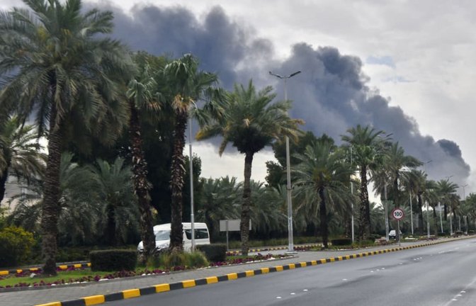 Die Streitkräfte in Kuwait wehrten nach eigenen Angaben erneut Raketen und Drohnen aus dem Iran ab. Dieser reagierte auf die Bombardements der USA mit Gegenangriffen.<span class='image-autor'>Uncredited/AP/dpa</span>
