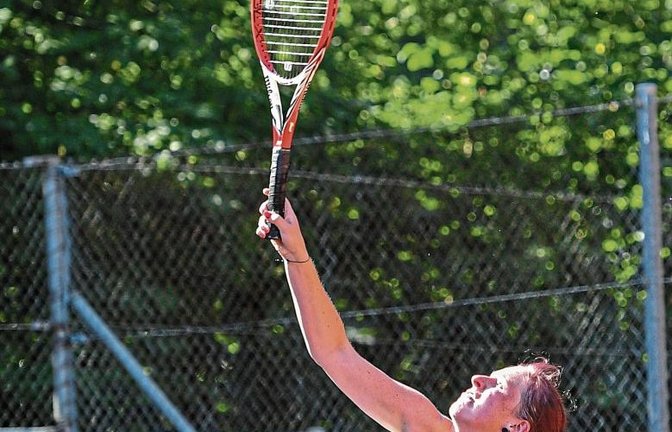 Kira Keethapongalan hat mit dem Frauenteam des TSC Vaihingen eine 3:6-Niederlage in der Bezirksklasse 1 gegen den TC Freiberg kassiert. Foto: Archiv/Leitner
