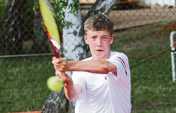 Voll konzentriert sicherte sich Luca Leder (TV Vaihingen) im vergangenen Jahr den Turniersieg bei den Junioren U 18 auf dem Wolfsberg. Foto: Küppers
