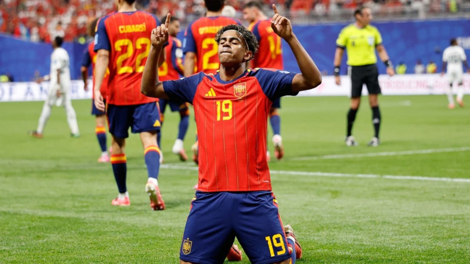 Spanien trifft im Finale der Fußball-Weltmeisterschaft 2026 auf Argentinien.Erik S.Lesser/AP/dpa