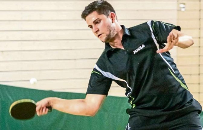 Sicherer Punktelieferant beim 9:4-Heimsieg des TSV Enzweihingen gegen den TV Enzberg für die Gastgeber: Dominik Beck Foto: Archiv/Simecek