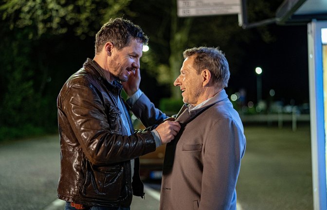 Felix Klare (links) und Richy Müller dürfen im Stuttgarter „Tatort“ weitermachen.<span class='image-autor'>Foto: dpa/Christian Koch</span>