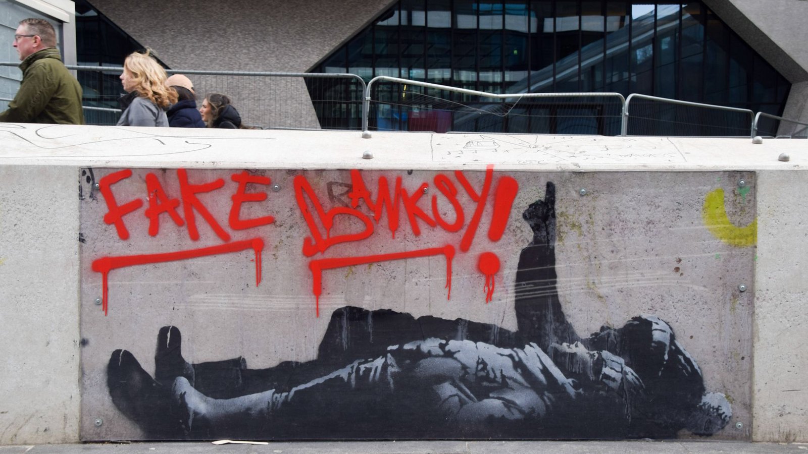 Banksy-Werk in London.Foto: IMAGO/ZUMA Press Banksy-Werk in London.Foto: IMAGO/ZUMA Press