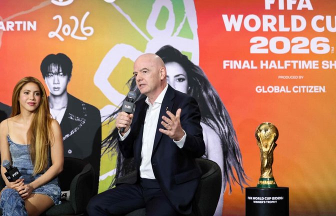 In der Halbzeitshow beim Finale der Fußball-WM 2026 tritt unter anderem Shakira auf.<span class='image-autor'>CHARLY TRIBALLEAU/AFP</span>