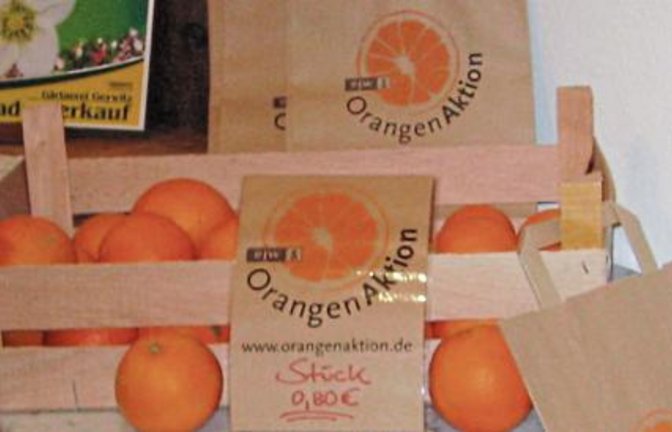Die Orangen wurden dieses Mal online und im Laden der Illinger Ölmühle verkauft.  Foto: p