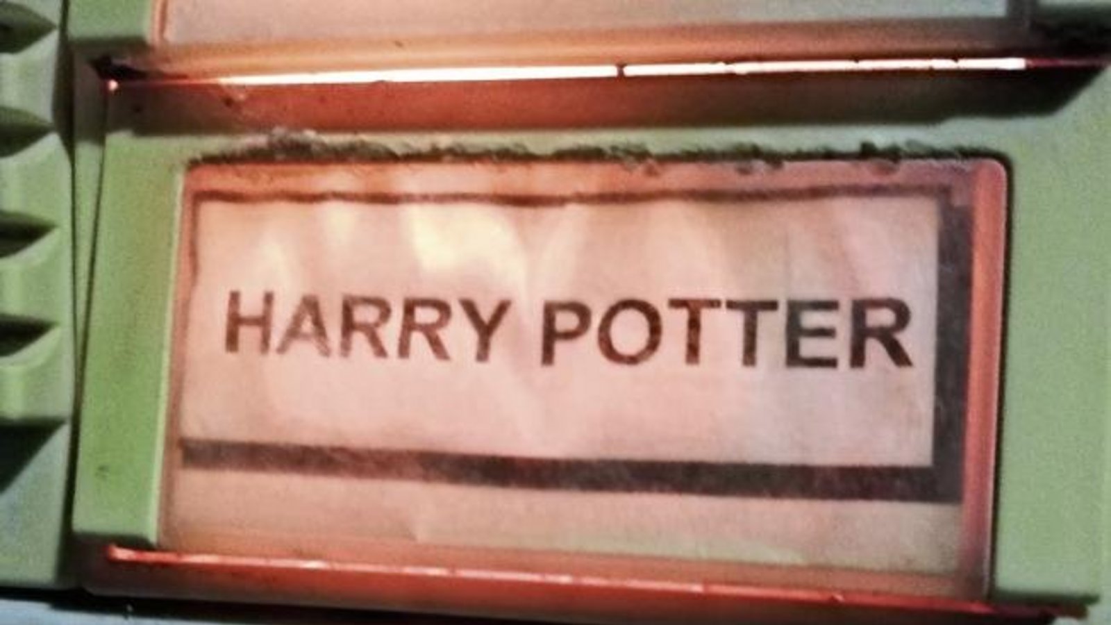 Da sage noch einer, in Vaihingen lebten keine Prominenten. Gesehen in der Kernstadt. Ob auch Lord Voldemort in der Nachbarschaft wohnt, ist unbekannt.  Foto: Banholzer