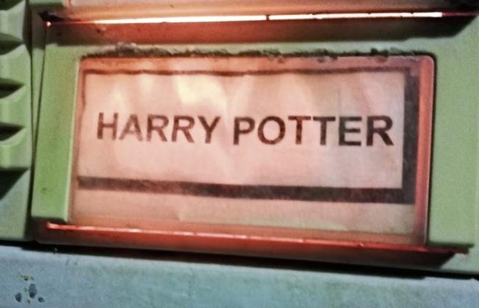 Da sage noch einer, in Vaihingen lebten keine Prominenten. Gesehen in der Kernstadt. Ob auch Lord Voldemort in der Nachbarschaft wohnt, ist unbekannt.  Foto: Banholzer