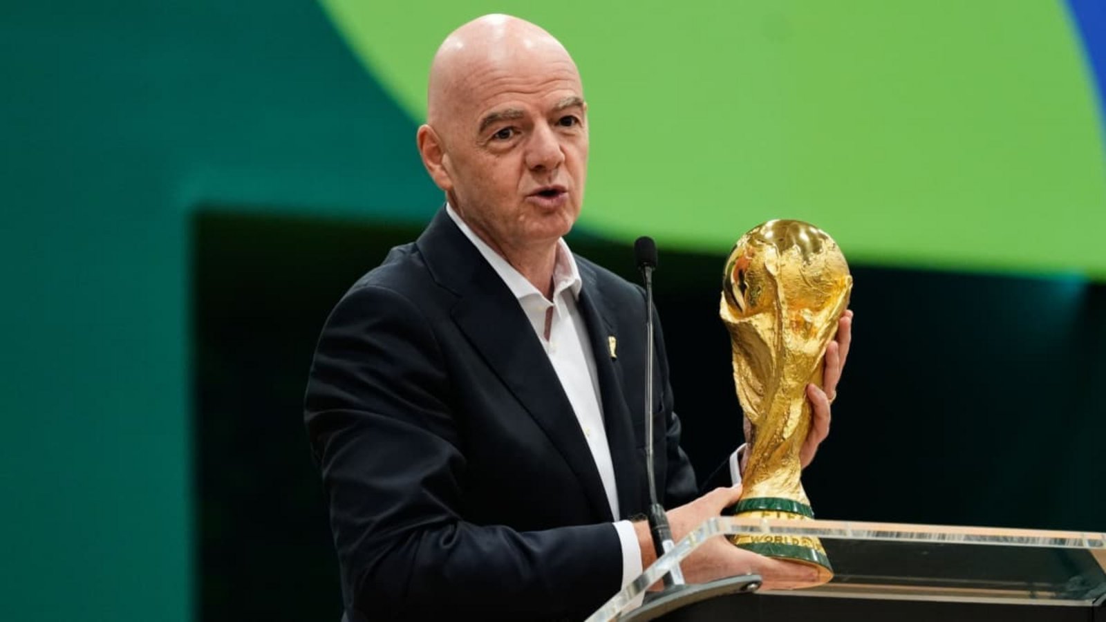 Der Fifa-Präsident Gianni Infantino plant, den WM-Fußball weiter zu kommerzialisieren.Tony Gutierrez/AP/dpa Der Fifa-Präsident Gianni Infantino plant, den WM-Fußball weiter zu kommerzialisieren.Tony Gutierrez/AP/dpa