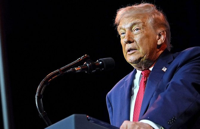Trump verkündete die Pläne am Freitag im Weißen Haus (Archivbild).<span class='image-autor'>Foto: Evan Vucci/AP/dpa</span>