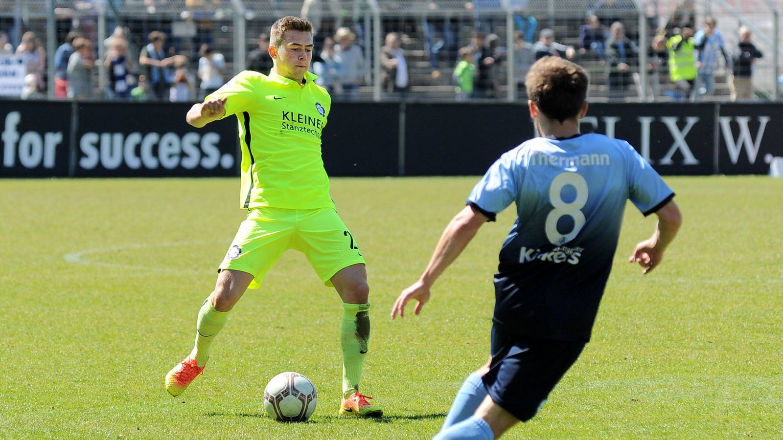Dort traf er auch auf die Stuttgarter Kickers.Foto: imago/Eibner/Baur/ Eibner-Pressefoto