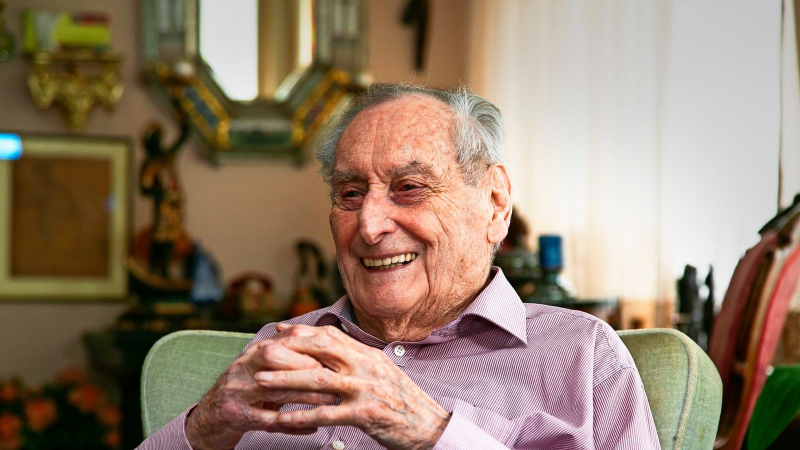 Walter Schultheiß, ein Vorbild für die Schwaben, hat am Donnerstag mit seiner Familie im kleinen Kreis seinen 99. Geburtstag gefeiert.Foto: /Wilhelm Mierendorf