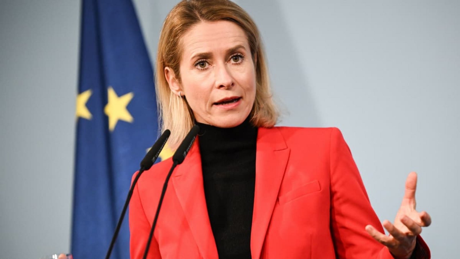 Drängt auf neue Sanktionen gegen Russland: die EU-Außenbeauftragte Kaja KallasBritta Pedersen/dpa