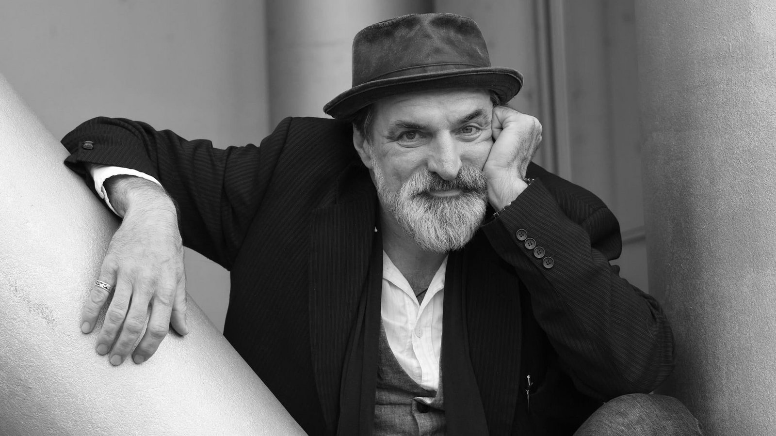 Andreas Hoppe bei der 69. Frankfurter Buchmesse. (zu dpa: «Ehemaliger «Tatort»-Kommissar Andreas Hoppe gestorben»)Uwe Zucchi/dpa Andreas Hoppe bei der 69. Frankfurter Buchmesse. (zu dpa: «Ehemaliger «Tatort»-Kommissar Andreas Hoppe gestorben»)Uwe Zucchi/dpa