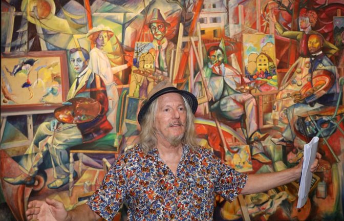 Wolfgang Beltracchi ist vom Fälscher zum gefragten Künstler geworden. Gerade stellt er in Prag aus.<span class='image-autor'>imago images / SKATA</span>