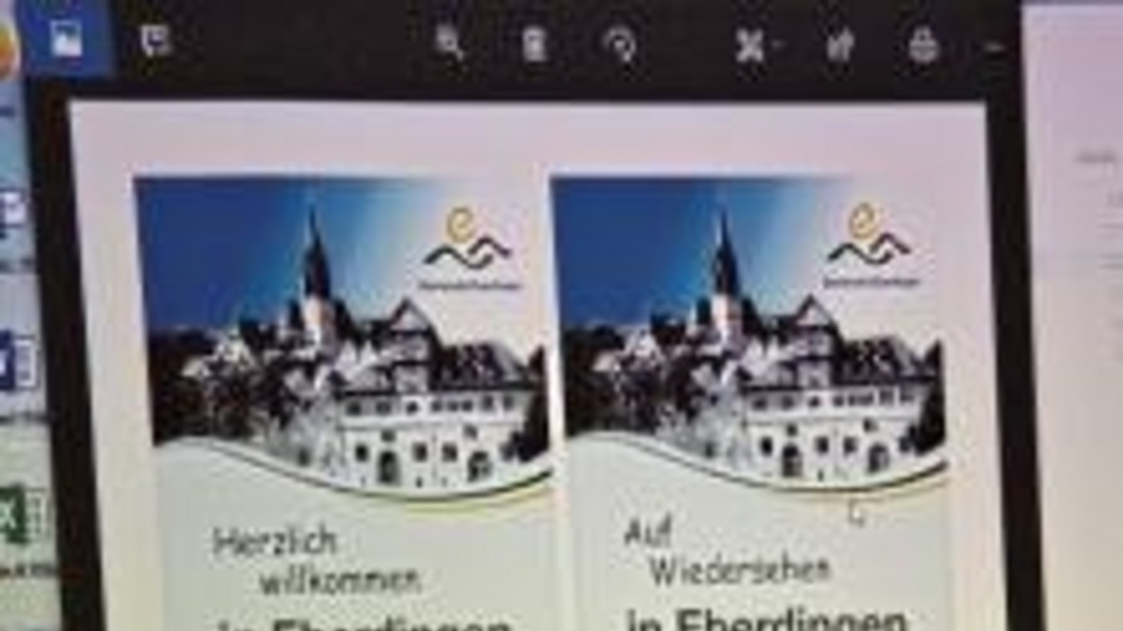 Die Eberdinger Verwaltung präsentiert die neuen Entwürfe.