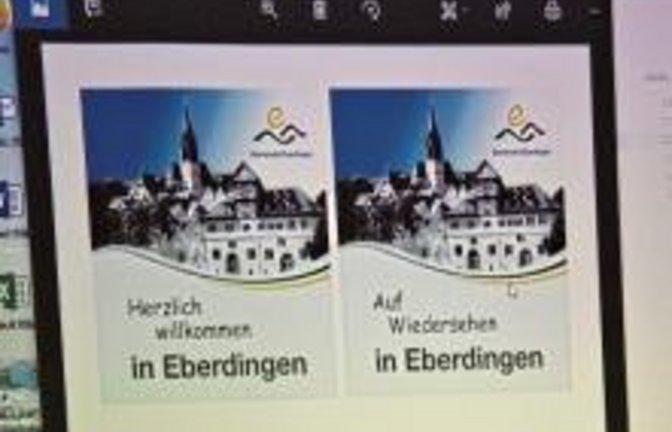 Die Eberdinger Verwaltung präsentiert die neuen Entwürfe.